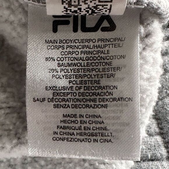 VTG Fila 1/4 Zip Sweatshirt Womens M Purple Colorblock 80s Grandma Core - Picture 5 of 10